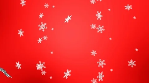 Loop Falling 3D snowflakes and 3D Christmas  Ornaments background, 스톡 동영상 99145099