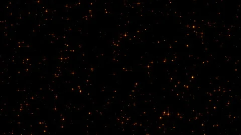 Loop falling gold star particles on black abstract background Stock-Footage 274139805