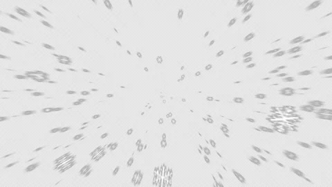 Loop falling moving white starflakes particles radial blurred animation Stock-Footage 259045790