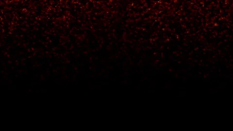 Loop falling orange dust stars particles animation Stock Footage 303635941