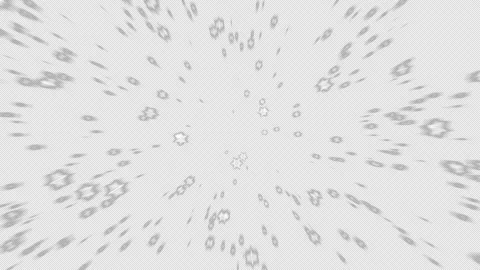 Loop falling white starflakes particles radial blurred animaiton background Stock Footage 258656852