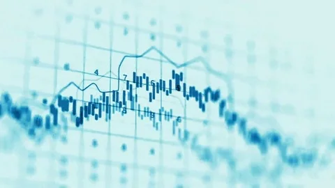 Loop financial chart background  footage Stock Footage 69303926