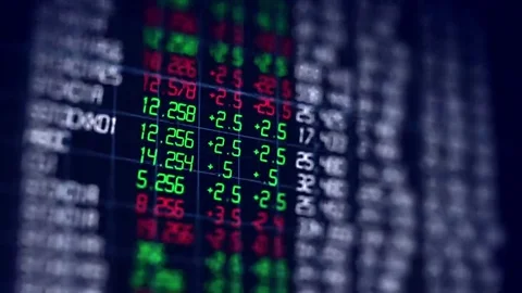 Loop financial chart background  footage Stock Footage 69303962