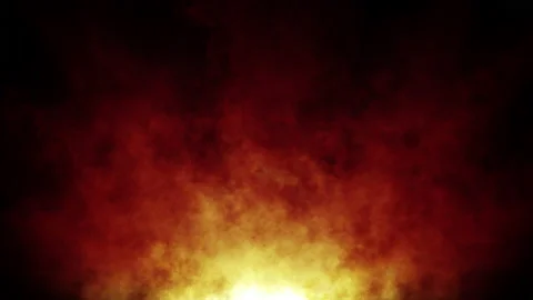 Loop fire flame particles flow up  abstract background Stock Footage 219556708