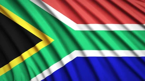 Loop Flag Africa Stock Footage 155498977