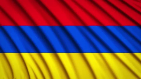 Loop Flag Armenia Stock Footage 155448163