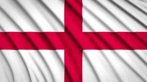 Loop Flag England Stock Footage 155452824
