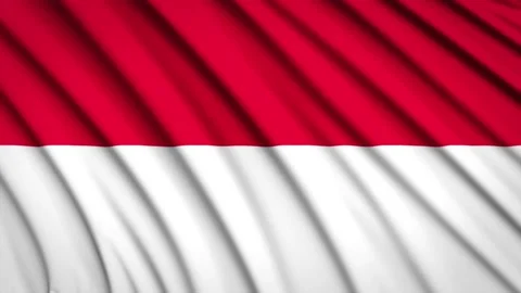 Loop Flag Monaco Stock Footage 155542837