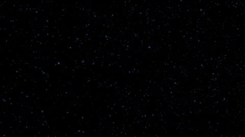 Loop flickering blue star particles animation on black background Stock Footage 300774582