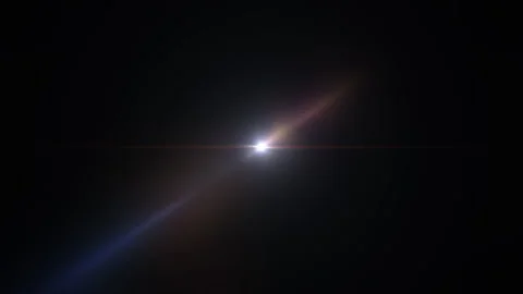 Loop flickering center colorful star optical flares animation Video stock 267085079