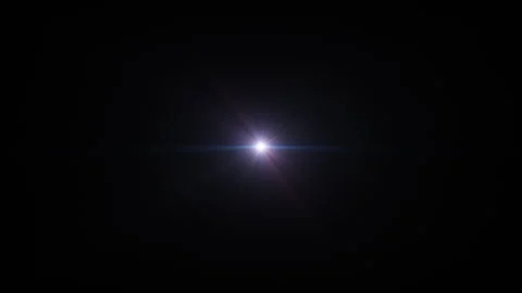 Loop flickering center glow blue orange star lights Stock Footage 251732246