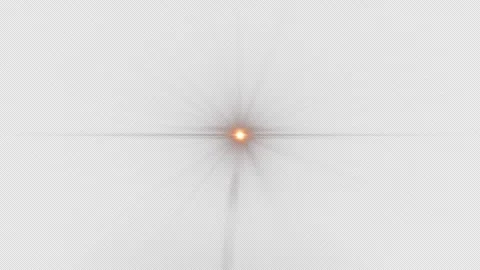 Loop flickering center star gold optical flares shine light Stock Footage 255032933