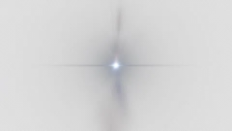 Loop flickering center star white blue optical flares Stock Footage 253101068