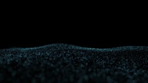 Loop flickering dotted waves endless flying animation Stock Footage 341157239