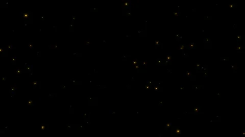 Loop flickering glow orange particles animation on black background Stock Footage 253099271