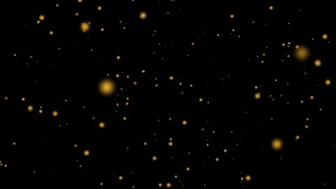 Loop flickering glow orange particles animation abstract background Stock Footage 263033841