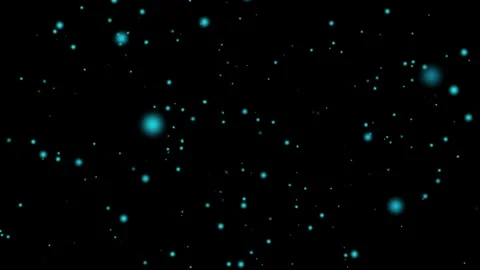 Loop flickering glow orange particles animation abstract background Stock Footage 263033844