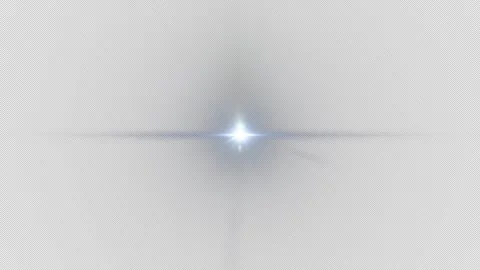 Loop flickering glow white blue center star optical flares Stock Footage 253999310