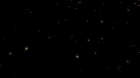 Loop flickering gold particles animation on black background Stock Footage 300773888