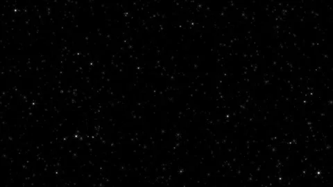 Loop flickering white star particles animation  on black background Stock Footage 299917880
