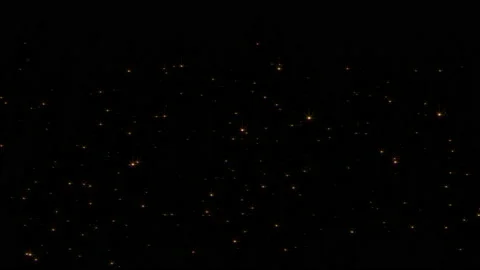 Loop flow up glow star particles on blac... | Stock Video | Pond5