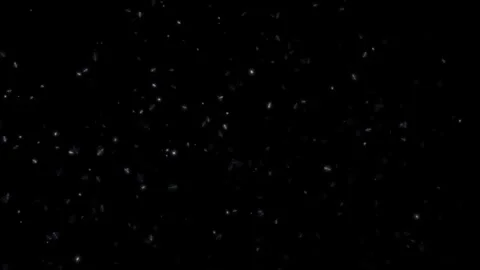 Loop flow up glow white blue dust particles Stock Footage 281791310