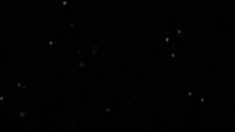 Loop flow up white dust particles on black background Stock Footage 238677909