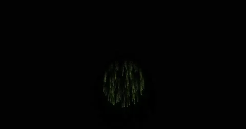 Loop footage fireworks with sparkling lights and stars, ignites an explosion on Video stock 163845281