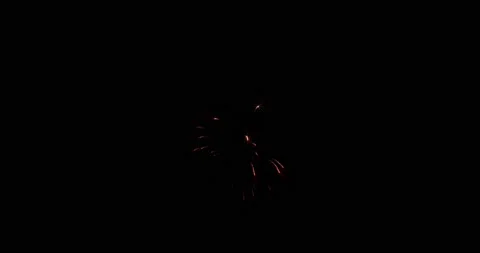 Loop footage fireworks with sparkling lights and stars, ignites an explosion on Video stock 164070729