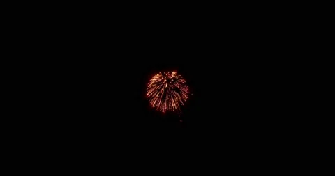 Loop footage fireworks with sparkling lights and stars, ignites an explosion on Stock Footage 164330689