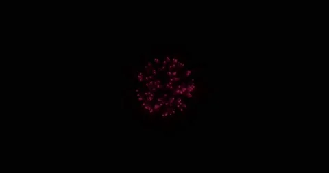 Loop footage fireworks with sparkling lights and stars, ignites an explosion on Stock Footage 164562245