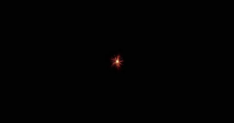 Loop footage fireworks with sparkling lights and stars, ignites an explosion on Stock Footage 164562289