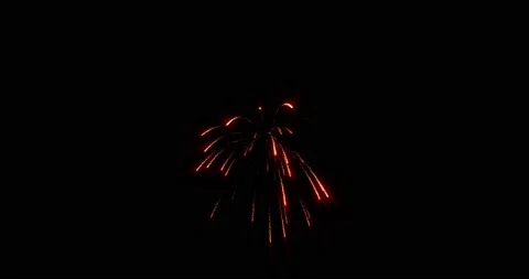 Loop footage fireworks with sparkling lights and stars, ignites an explosion on Stock-Footage 164877085