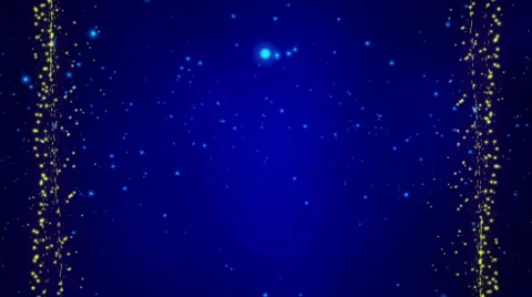 Loop frame background, abstract motion, particle light Stock Footage 36997419