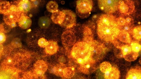 Loop Glow orange spark bomb particles fire falling down animation Video stock 298909629