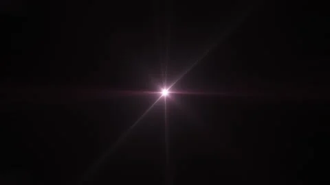 Loop glow pink purple star optical flare shine light Stock Footage 236574904