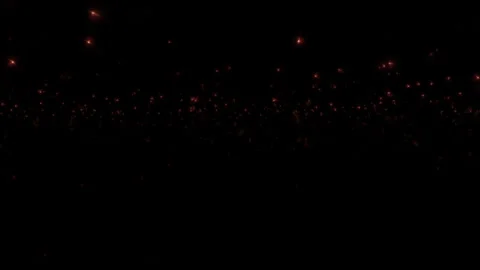 Loop glow red star particles flow up background Stock Footage 282752313