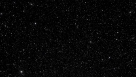 Loop glow star particles float up animation on black background Stock Footage 321640965