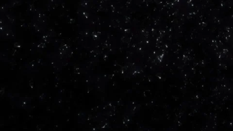 Loop glow white stars particles flying animation Stock Footage 279160997