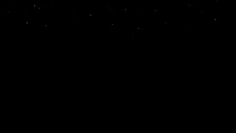 Loop glow white stars particles falling down animation Video stock 313341598