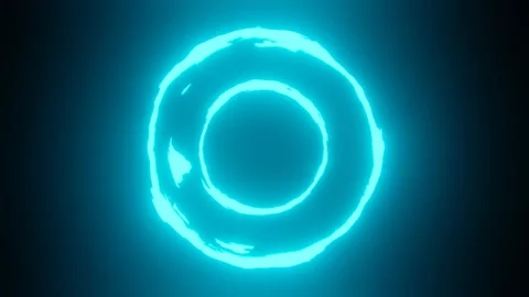 Loop glowing fire light bulb Stock Footage 191459025