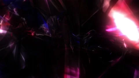 Loop glowing flickering pink purple blue crystal tunnel 스톡 동영상 157531796