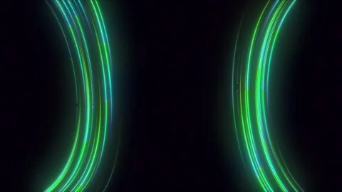 Loop glowing green abstract background Stock Footage 319027112