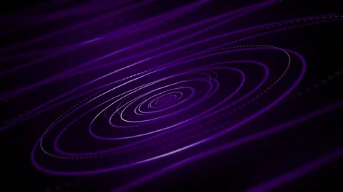 Loop glowing purple circles. cyberspace . background motion animation Stock Footage 278578339