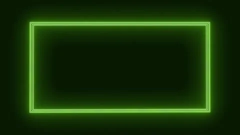 The loop glows with a green yellow neon frame. background motion animation Video stock 278447773