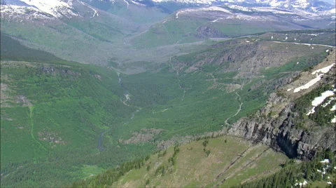 The 'Loop' In Going To The Sun Road Stock Footage 65437311