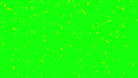 Loop Gold glitter particles. Falling particles on green, white Background Stock Footage 279745167
