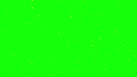 Loop Gold glitter particles. Falling particles on green, white Background Stock Footage 279745727
