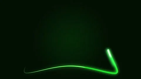 Loop green bright luminous frame. background motion animation Stock Footage 278255150