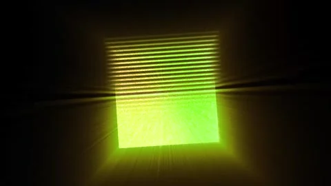 Loop green yellow gradient background. glowing square Stock Footage 276529182